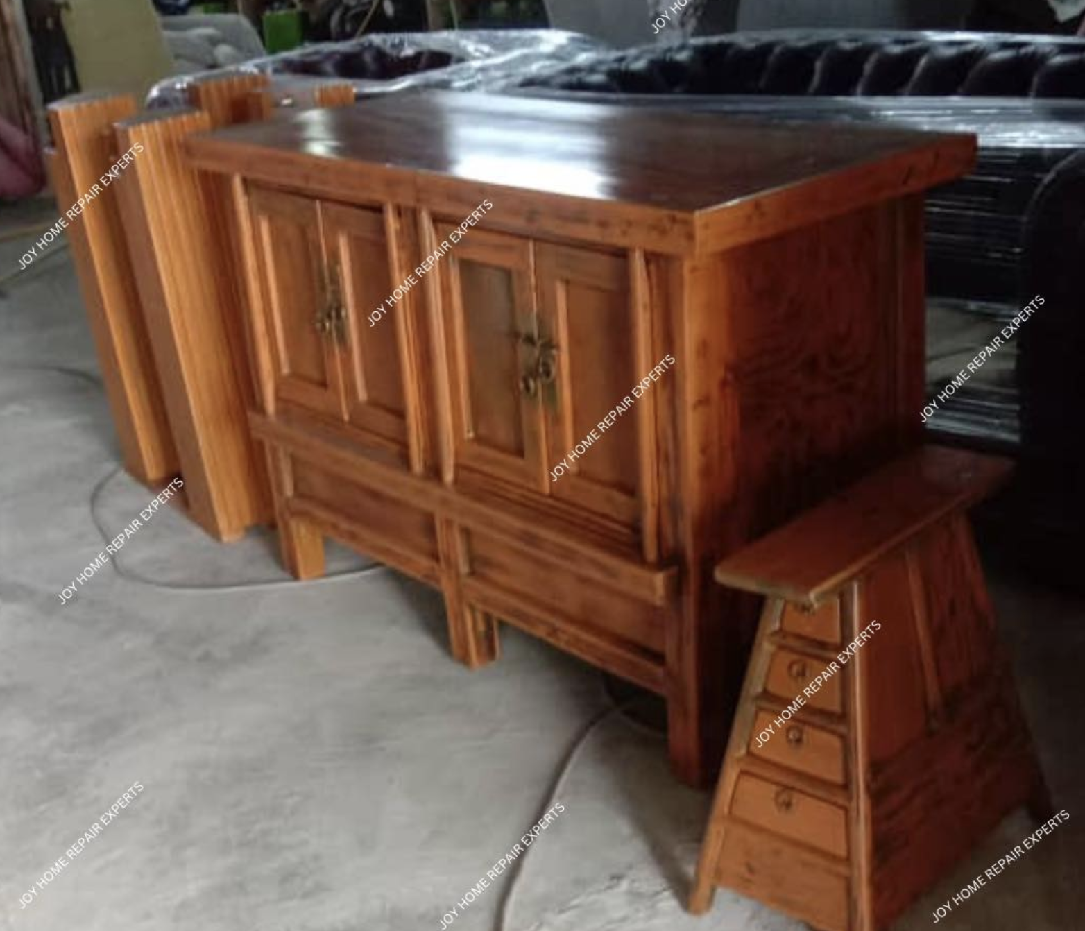 custom-wood-side-cabinet-service-klang-valley